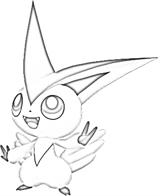 Coloriage de Victini