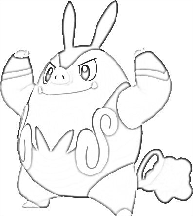 Coloriage de Grotichon