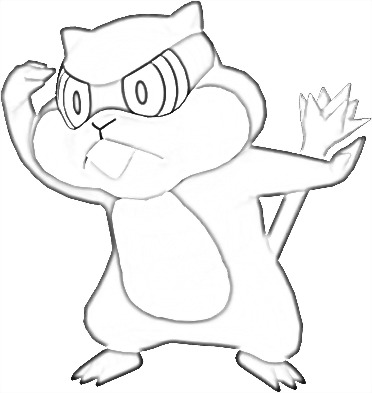 Coloriage de Ratentif