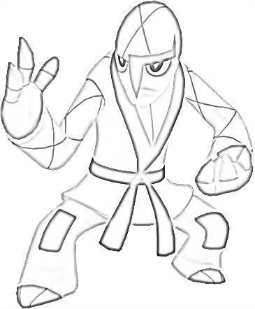 Coloriage de Karaclée