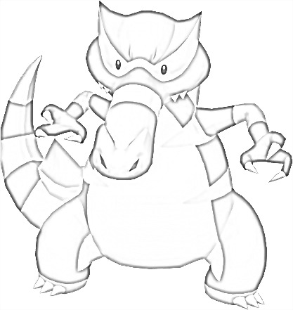 Coloriage de Crocorible