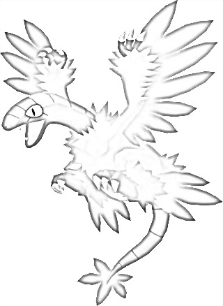 Coloriage de Aéroptéryx