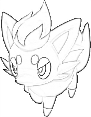 Coloriage de Zorua