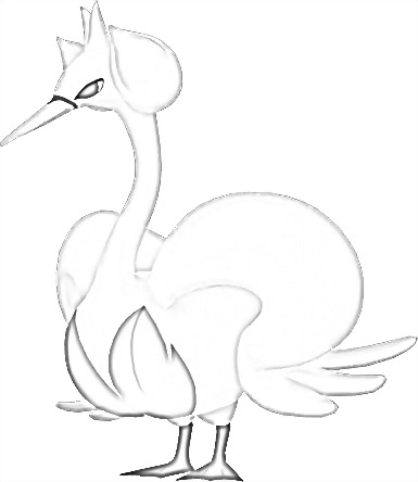 Coloriage de Lakmécygne