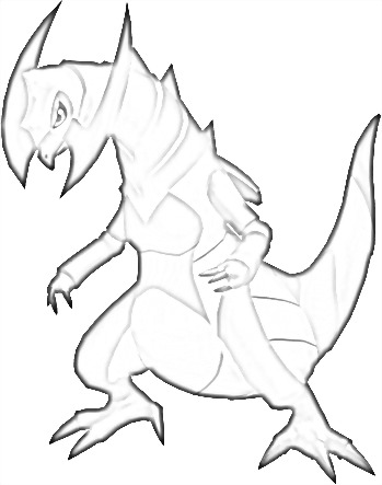 Coloriage de Tranchodon