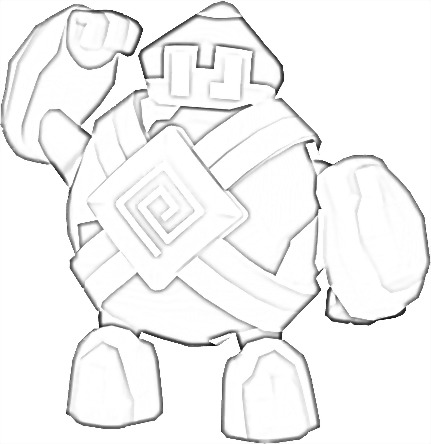 Coloriage de Gringolem