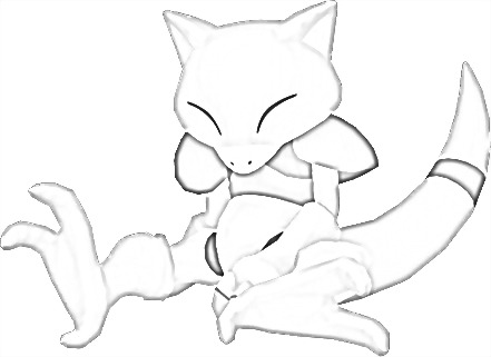 Coloriage de Abra