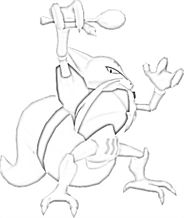 Coloriage de Kadabra