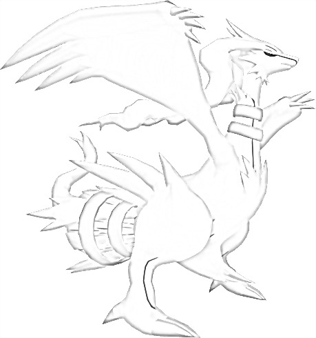 Coloriage de Reshiram