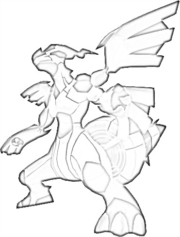 Coloriage de Zekrom
