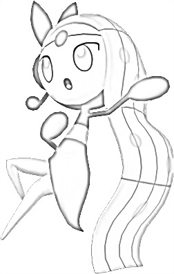Coloriage de Meloetta