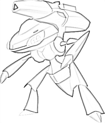 Coloriage de Genesect