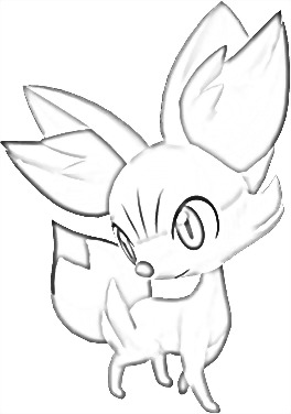 Coloriage de Feunnec
