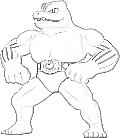 Coloriage de Machopeur