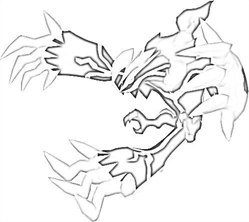 Coloriage de Yveltal