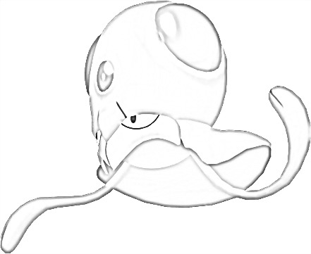 Coloriage de Tentacool