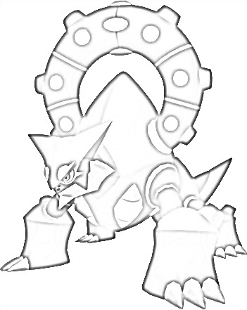 Coloriage de Volcanion