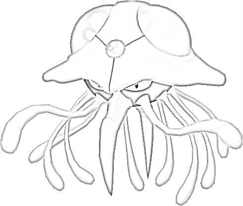 Coloriage de Tentacruel