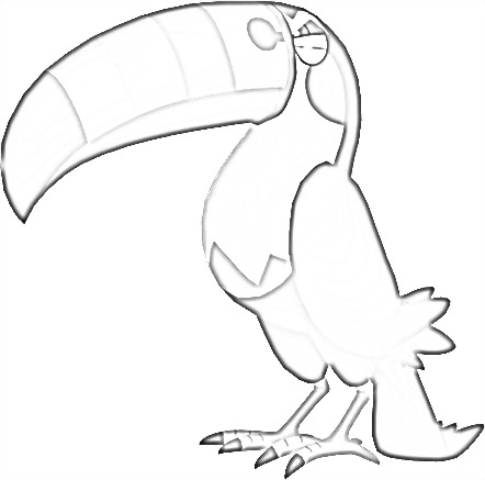 Coloriage de Bazoucan