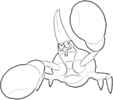 Coloriage de Crabagarre