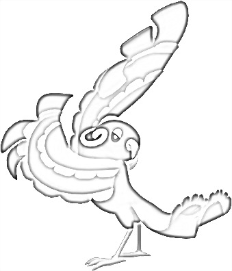 Coloriage de Plumeline