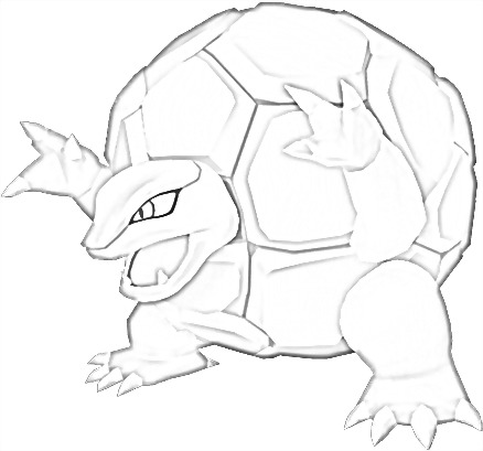 Coloriage de Grolem