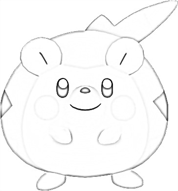 Coloriage de Togedemaru