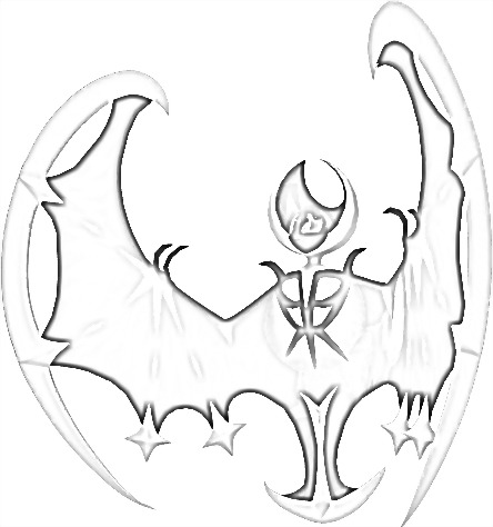 Coloriage de Lunala