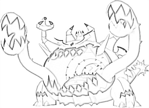 Coloriage de Engloutyran