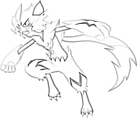 Coloriage de Zeraora