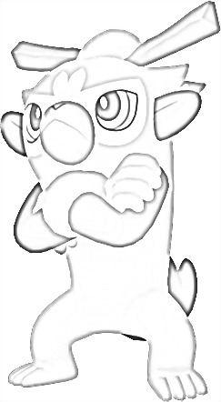 Coloriage de Badabouin