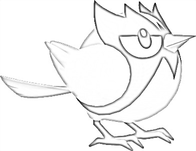 Coloriage de Minisange
