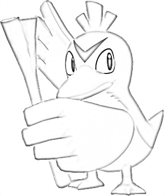 Coloriage de Canarticho