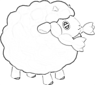 Coloriage de Moumouton