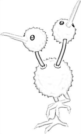 Coloriage de Doduo