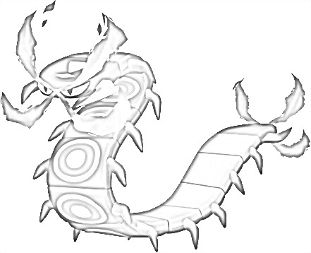 Coloriage de Scolocendre