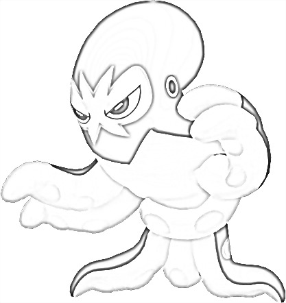 Coloriage de Krakos