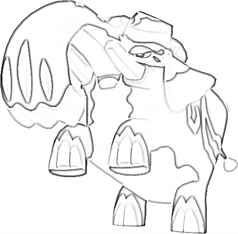 Coloriage de Pachyradjah