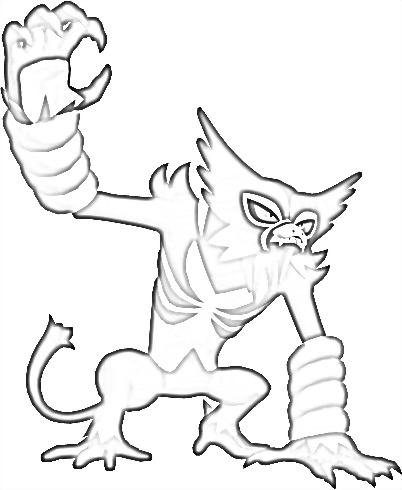 Coloriage de Zarude
